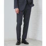 ネイビー(294) | AVANT WOOLYグレンチェックスラックス | THE SHOP TK