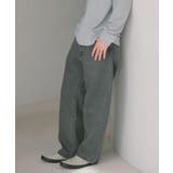 【半歩先のオシャレ】デニムカーブパンツ セットアップ可/洗濯機OK | THE SHOP TK | 詳細画像1 