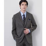 チャコールグレー(013) | CARREMAN/キャリーマン ジャケット セットアップ可／洗濯機OK | THE SHOP TK