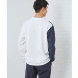 【ちょうどいいカジュアル】パネルブロッキング長袖Tシャツ | THE SHOP TK | 詳細画像2 