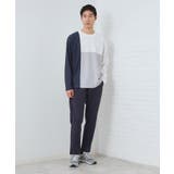 【ちょうどいいカジュアル】パネルブロッキング長袖Tシャツ | THE SHOP TK | 詳細画像3 