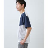【一枚で着映える】パターンブロッキング 半袖Tシャツ 洗濯機OK | THE SHOP TK | 詳細画像2 