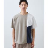 【一枚で着映える】パターンブロッキング 半袖Tシャツ 洗濯機OK | THE SHOP TK | 詳細画像13 