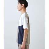 【一枚で着映える】パターンブロッキング 半袖Tシャツ 洗濯機OK | THE SHOP TK | 詳細画像14 