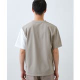 【一枚で着映える】パターンブロッキング 半袖Tシャツ 洗濯機OK | THE SHOP TK | 詳細画像15 