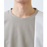 【一枚で着映える】パターンブロッキング 半袖Tシャツ 洗濯機OK | THE SHOP TK | 詳細画像16 