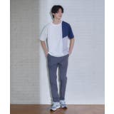【一枚で着映える】パターンブロッキング 半袖Tシャツ 洗濯機OK | THE SHOP TK | 詳細画像2
