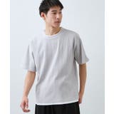 ライトグレー(011) | 【C／C】フェイクプルオーバー S／S | THE SHOP TK