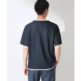 【一枚でコーディネートが完成！】レイヤード風 キーネック 半袖Tシャツ | THE SHOP TK | 詳細画像33 