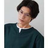 【一枚でコーディネートが完成！】レイヤード風 キーネック 半袖Tシャツ | THE SHOP TK | 詳細画像3 