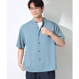 LITE TEX バンドカラー半袖シャツ | THE SHOP TK | 詳細画像8 