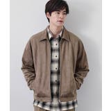 グレージュ(050) | フェイクスエードジップ ブルゾン | THE SHOP TK