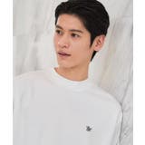 ビジネス兼用 カルゼモックネック長袖Tシャツ 洗濯機OK/毛玉になりにくい | THE SHOP TK | 詳細画像1 