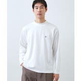 ビジネス兼用 カルゼモックネック長袖Tシャツ 洗濯機OK/毛玉になりにくい | THE SHOP TK | 詳細画像5 