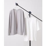 【2点セット】カーディガン＋半袖Tシャツ 洗濯機OK | THE SHOP TK | 詳細画像1 