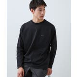 ブラック(019) | 【スタイルを選ばず着られる】ワンポイント 長袖Tシャツ 洗濯機OK | THE SHOP TK