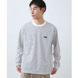オフホワイト(303) | 【スタイルを選ばず着られる】ワンポイント 長袖Tシャツ 洗濯機OK | THE SHOP TK