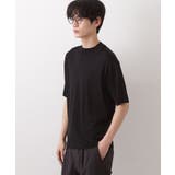 《KURO》半袖モックネックニット 接触冷感 | THE SHOP TK | 詳細画像4 