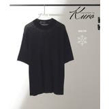 ブラック(019) | 《KURO》半袖モックネックニット 接触冷感 | THE SHOP TK