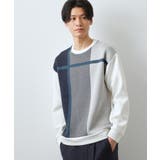 オフホワイト(203) | チェック柄ダンボール スウェット 洗濯機OK | THE SHOP TK