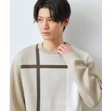 ベージュ(252) | チェック柄ダンボール スウェット 洗濯機OK | THE SHOP TK