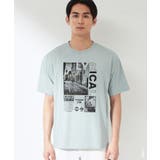 【夏コーデの主役に】グラフィックコットン半袖Tシャツ CAT LANDSCAPE | THE SHOP TK | 詳細画像17