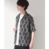 アーガイル柄 レース半袖シャツ 洗濯機OK | THE SHOP TK | 詳細画像5 