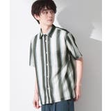 メッシュ ストライプ半袖シャツ 洗濯機OK／通気性◎ | THE SHOP TK | 詳細画像1 