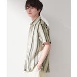 メッシュ ストライプ半袖シャツ 洗濯機OK／通気性◎ | THE SHOP TK | 詳細画像6 