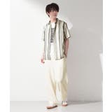 メッシュ ストライプ半袖シャツ 洗濯機OK／通気性◎ | THE SHOP TK | 詳細画像7 