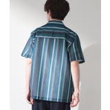 メッシュ ストライプ半袖シャツ 洗濯機OK／通気性◎ | THE SHOP TK | 詳細画像10 