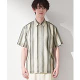 メッシュ ストライプ半袖シャツ 洗濯機OK／通気性◎ | THE SHOP TK | 詳細画像13 
