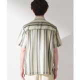 メッシュ ストライプ半袖シャツ 洗濯機OK／通気性◎ | THE SHOP TK | 詳細画像15 