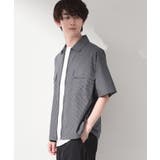 半袖チェックジップシャツ 洗濯機OK | THE SHOP TK | 詳細画像9