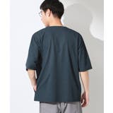 メッシュ五分袖カーディガン+半袖Tシャツ セットアイテム 洗濯機OK | THE SHOP TK | 詳細画像15