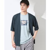 メッシュ五分袖カーディガン+半袖Tシャツ セットアイテム 洗濯機OK | THE SHOP TK | 詳細画像17