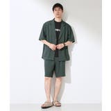 リラックスワイド 5分袖ジャケット セットアップ可/洗濯機OK | THE SHOP TK | 詳細画像7