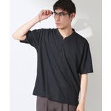 ブラック(019) | 【サラッと軽い着心地に。】BO NO HENLEY | THE SHOP TK