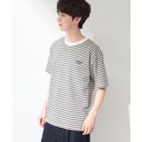 COOLボーダー 半袖Tシャツ 接触冷感／洗濯機OK | THE SHOP TK | 詳細画像2 