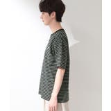 COOLボーダー 半袖Tシャツ 接触冷感／洗濯機OK | THE SHOP TK | 詳細画像10 