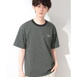 ブラック(319) | COOLボーダー 半袖Tシャツ 接触冷感／洗濯機OK | THE SHOP TK