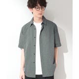 チャコールグレー(213) | サッカー ギンガムチェック 半袖シャツ 洗濯機OK | THE SHOP TK