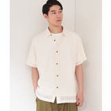 【洗濯機OK】格子柄メッシュ半袖シャツ | THE SHOP TK | 詳細画像1
