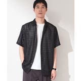 【洗濯機OK】格子柄メッシュ半袖シャツ | THE SHOP TK | 詳細画像5