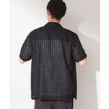 【洗濯機OK】格子柄メッシュ半袖シャツ | THE SHOP TK | 詳細画像6