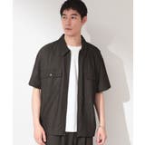 【セットアップ可/洗濯機OK】アソート ジップ半袖シャツ | THE SHOP TK | 詳細画像1