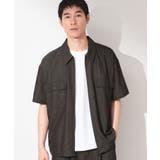 ブラック(019) | 【セットアップ可/洗濯機OK】アソート ジップ半袖シャツ | THE SHOP TK