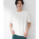 【吸水速乾/UVカット/接触冷感】ミニリップル半袖Tシャツ | THE SHOP TK | 詳細画像2