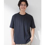ネイビー(094) | 【吸水速乾/UVカット/接触冷感】ミニリップル半袖Tシャツ | THE SHOP TK