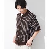 【マシンウォッシャブル】ニットストライプ半袖シャツ | THE SHOP TK | 詳細画像5
